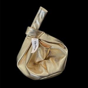 NWT The Drop Avalon metallic gold small tote bag